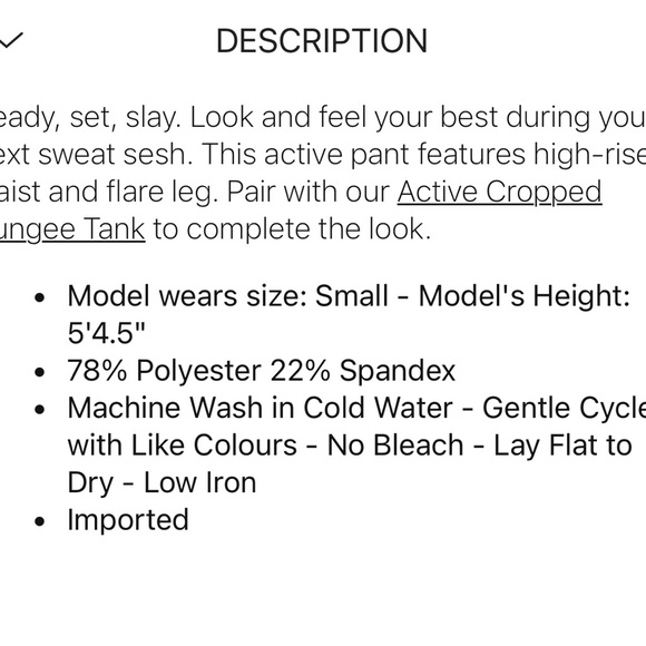 🤸🏻Active high rise flare pants - Picture 3 of 3